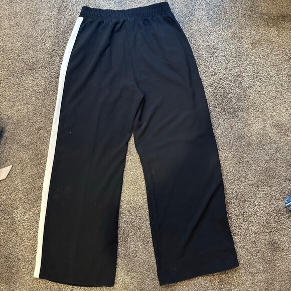 RIVER ISLAND Women's Black Waist Side Stripe Joggers Size 10 - Picture 3 of 12